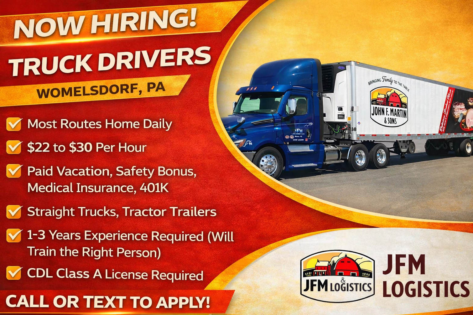 You are currently viewing JFM Logistics – Womelsdorf, PA
