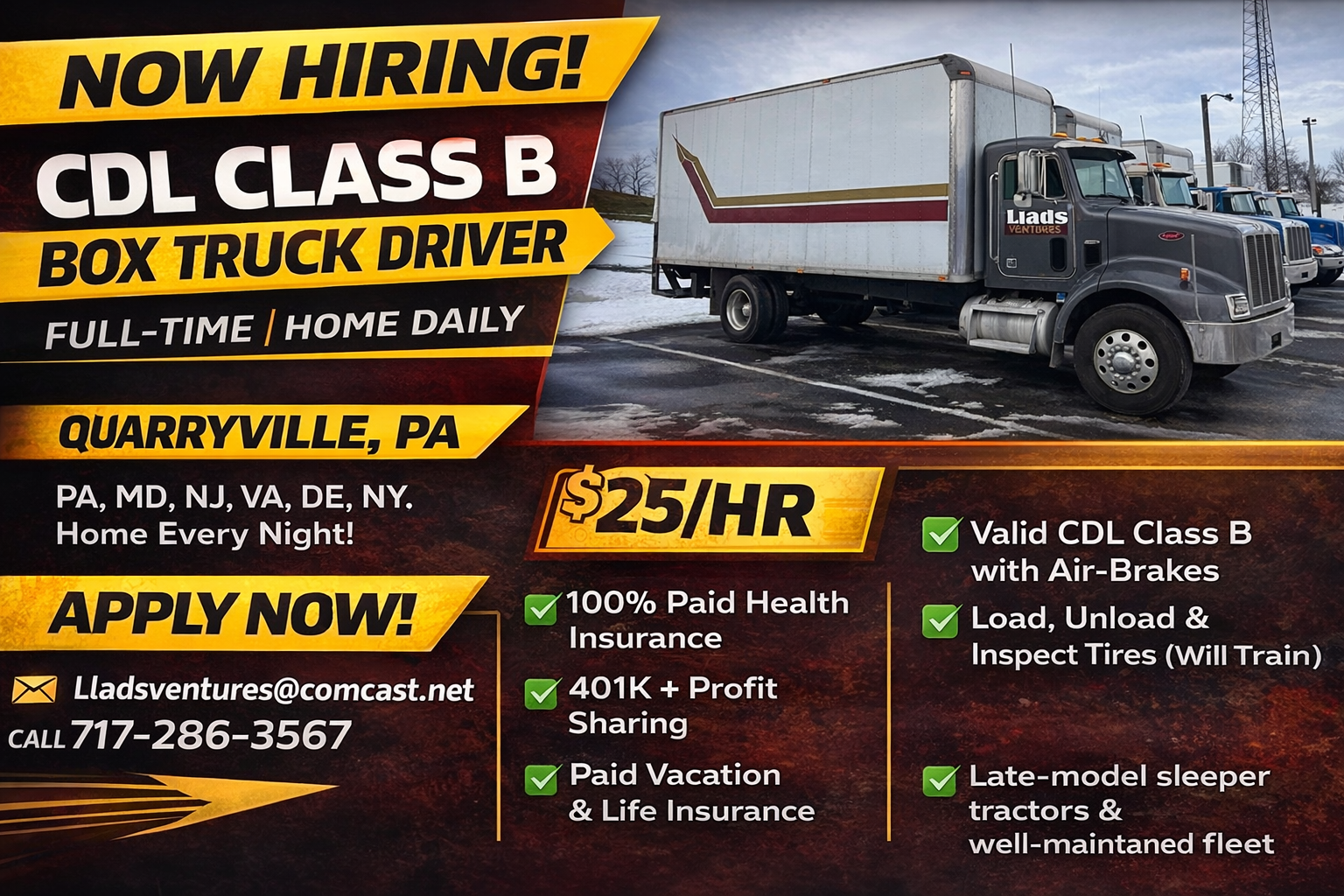 You are currently viewing Llads Ventures Inc – Quarryville, PA