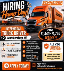 Intermodal truck driving jobs | Schneider