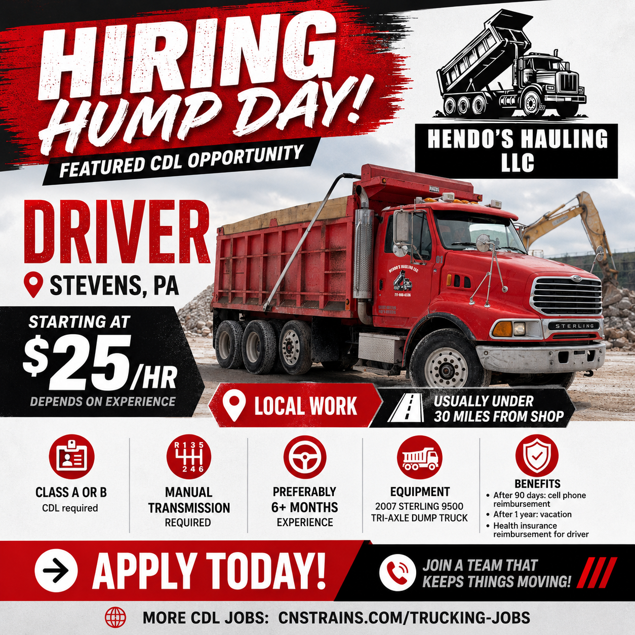 You are currently viewing Hendo’s Hauling LLC – Stevens, PA