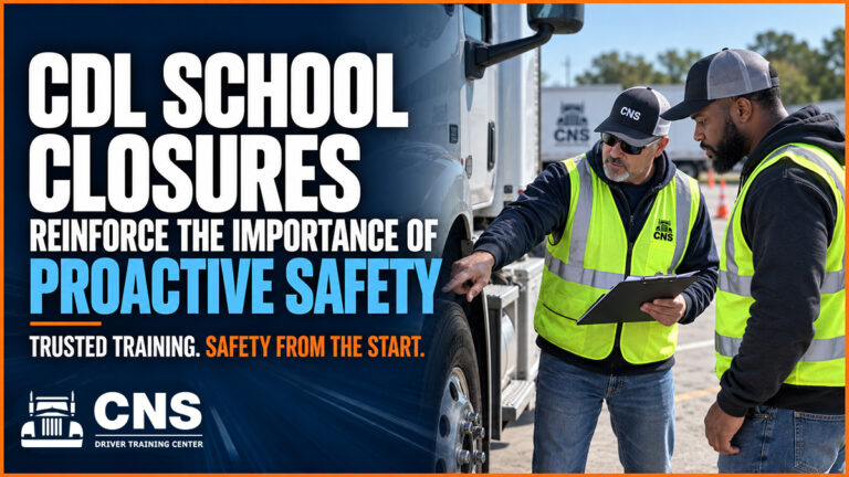 CDL School Closures Reinforce Importance of Proactive Safety